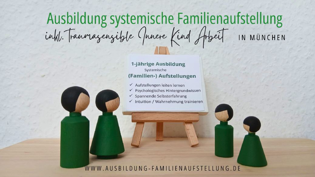 Ausbildung systemische Familienaufstellung M&uuml;nchen dargestelt mit Aufstellungsfiguren